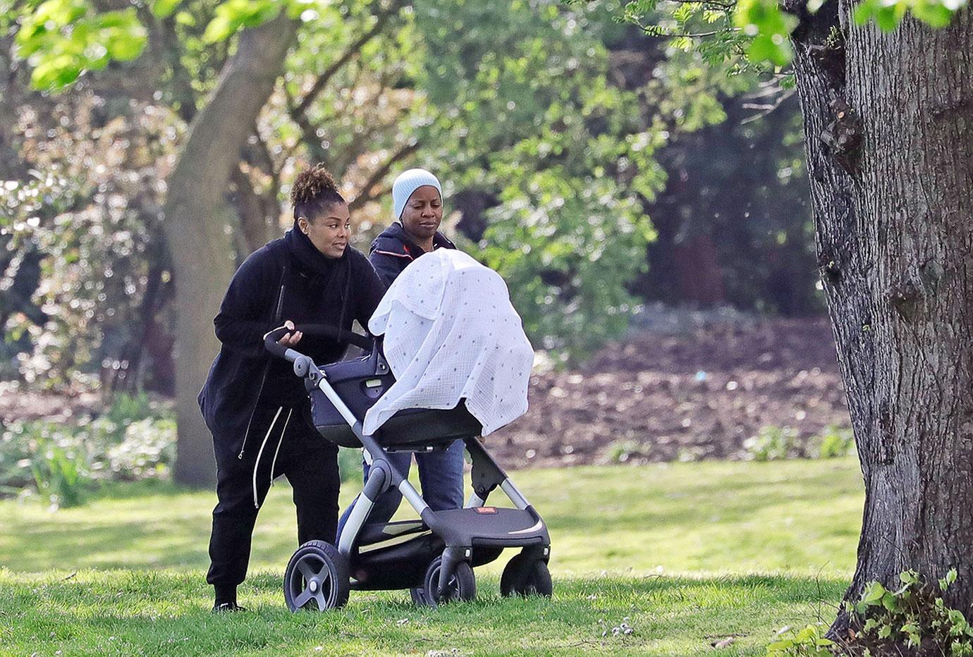 Janet jackson emerges son for first time since giving birth divorce news 05