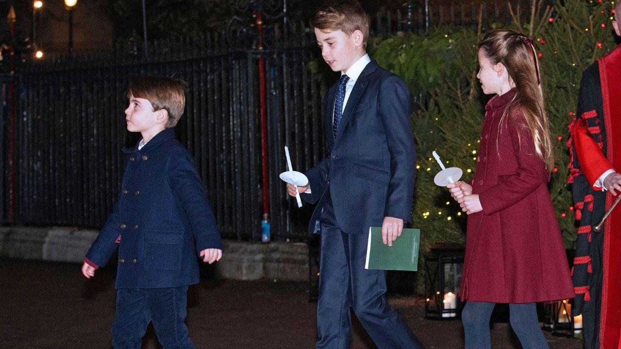 Image of Princess Charlotte with her brothers.