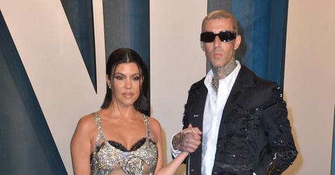 travis barker kourtney all black ensemble