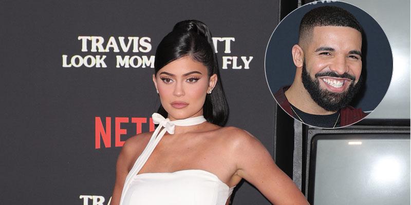 Kylie Jenner On Red Carpet Drake Inset