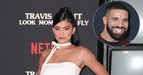 Kylie Jenner On Red Carpet Drake Inset