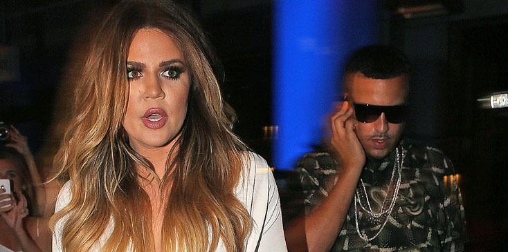 Khloe Kardashian and French Montana board a yacht in NYC with the rest of the family