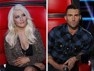 Christina aguilera adam levine may9 the voice.jpg