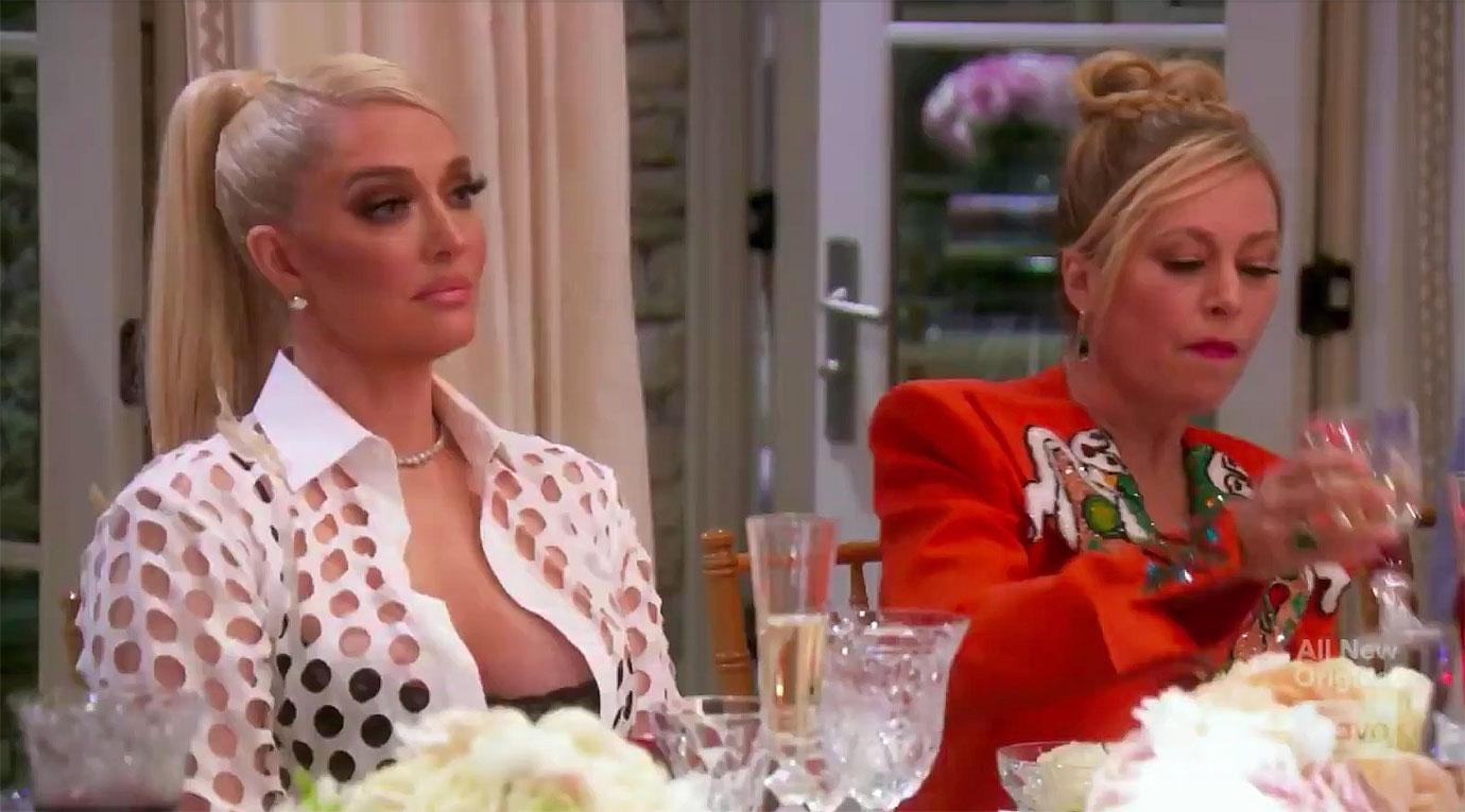 erika jayne throws shade rhobh costar sutton stracke threatening lawsuit