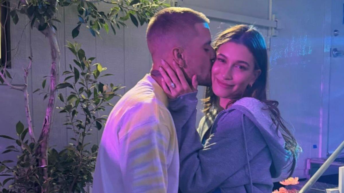 Photo of Hailey and Justin Bieber