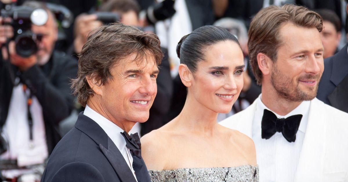 Image of Tom Cruise and Glen Powell starred in 'Top Gun: Maverick' together.