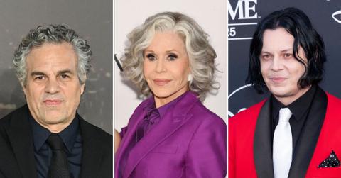 Composite photo of Mark Ruffalo, Jane Fonda and Jack White.