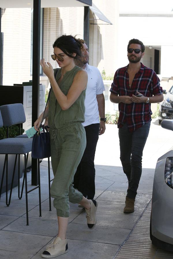 Kendall Jenner with Scott Disick at Barneys April 3, 2016 – Star Style