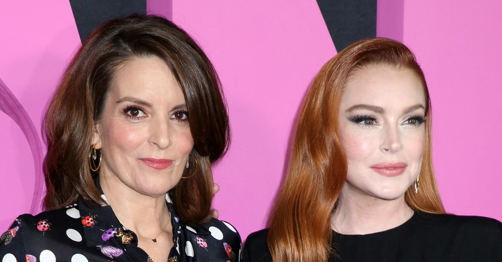 Tina Fey & Lindsay Lohan Reunite At 'Mean Girls' Premiere: Photos