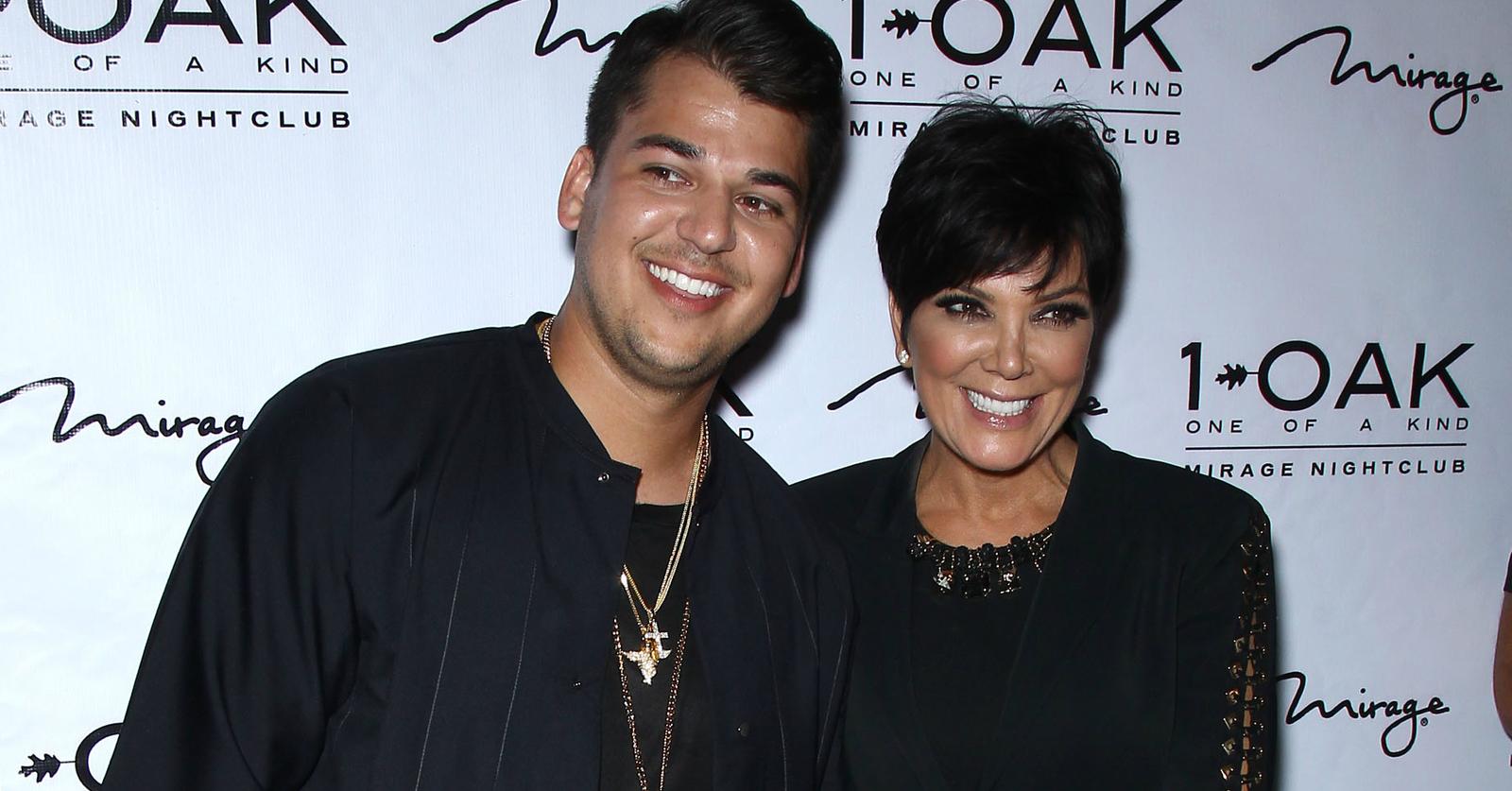 Kris Jenner Begging Son Rob Kardashian To Move In With Her And Get Life ...