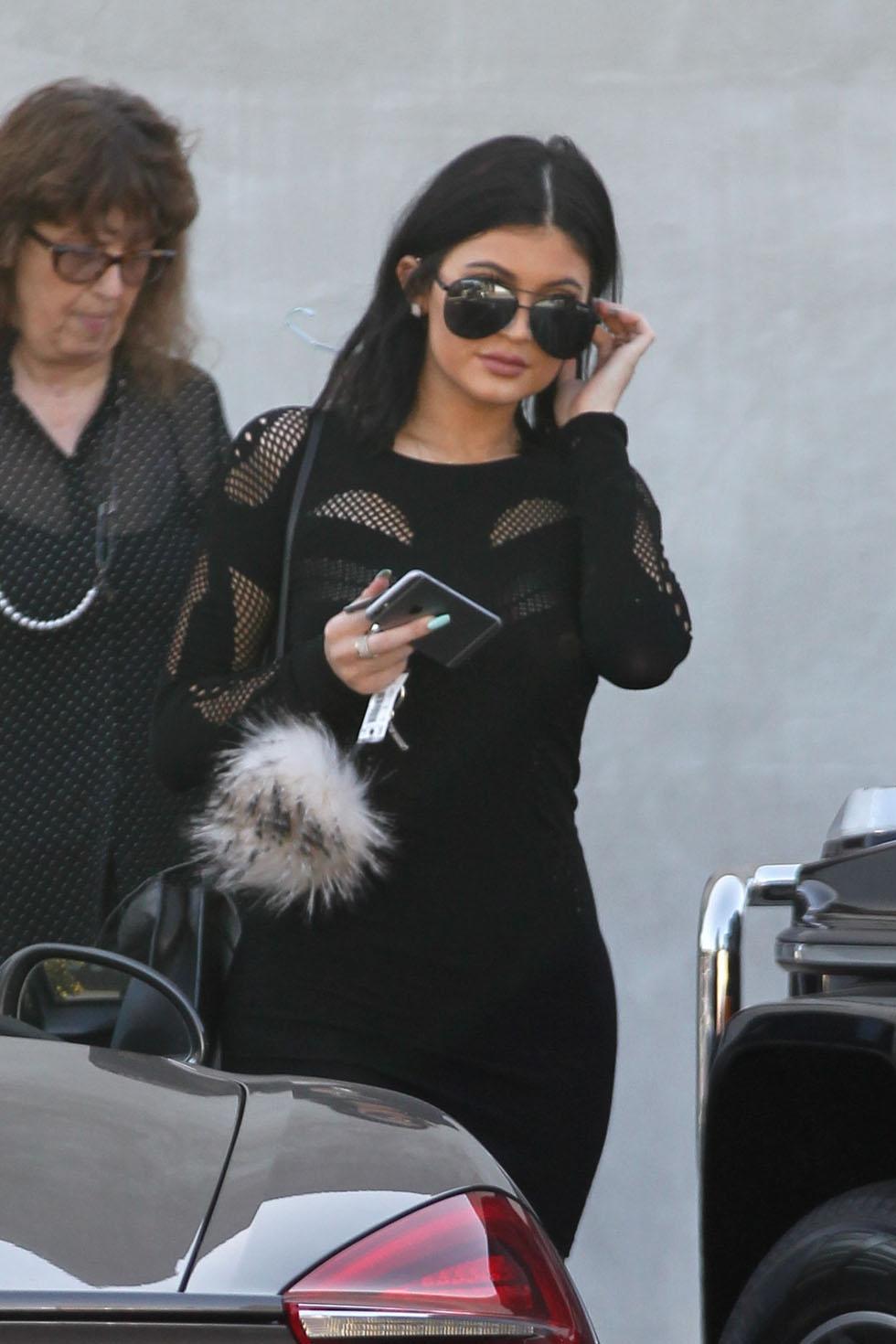 EXCLUSIVE: Kylie Jenner shopping at Maxfields in West Hollywood