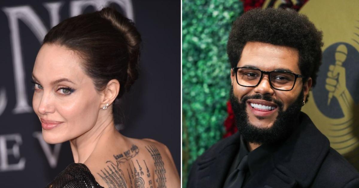 angelina jolie the weeknd spark dating rumors after being spotted having dinner at upscale italian restaurant