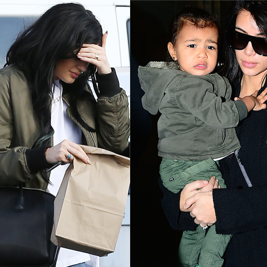 Kylie jenner copying north west style