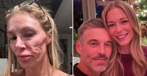 Composite photo of Brandi Glanville, Eddie Cibrian and LeAnn Rimes.