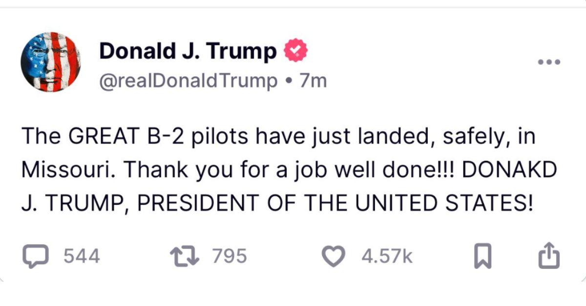 donald trump mocked misspelling name since deleted truth social post