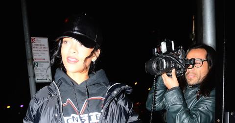 Rihanna heads back to the recording studio after releasing snippet