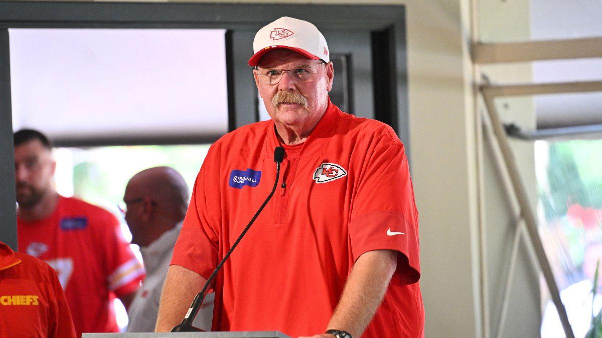 Photo of Kansas City Chiefs head coach Andy Reid addressed the situation in a news conference on July 27.