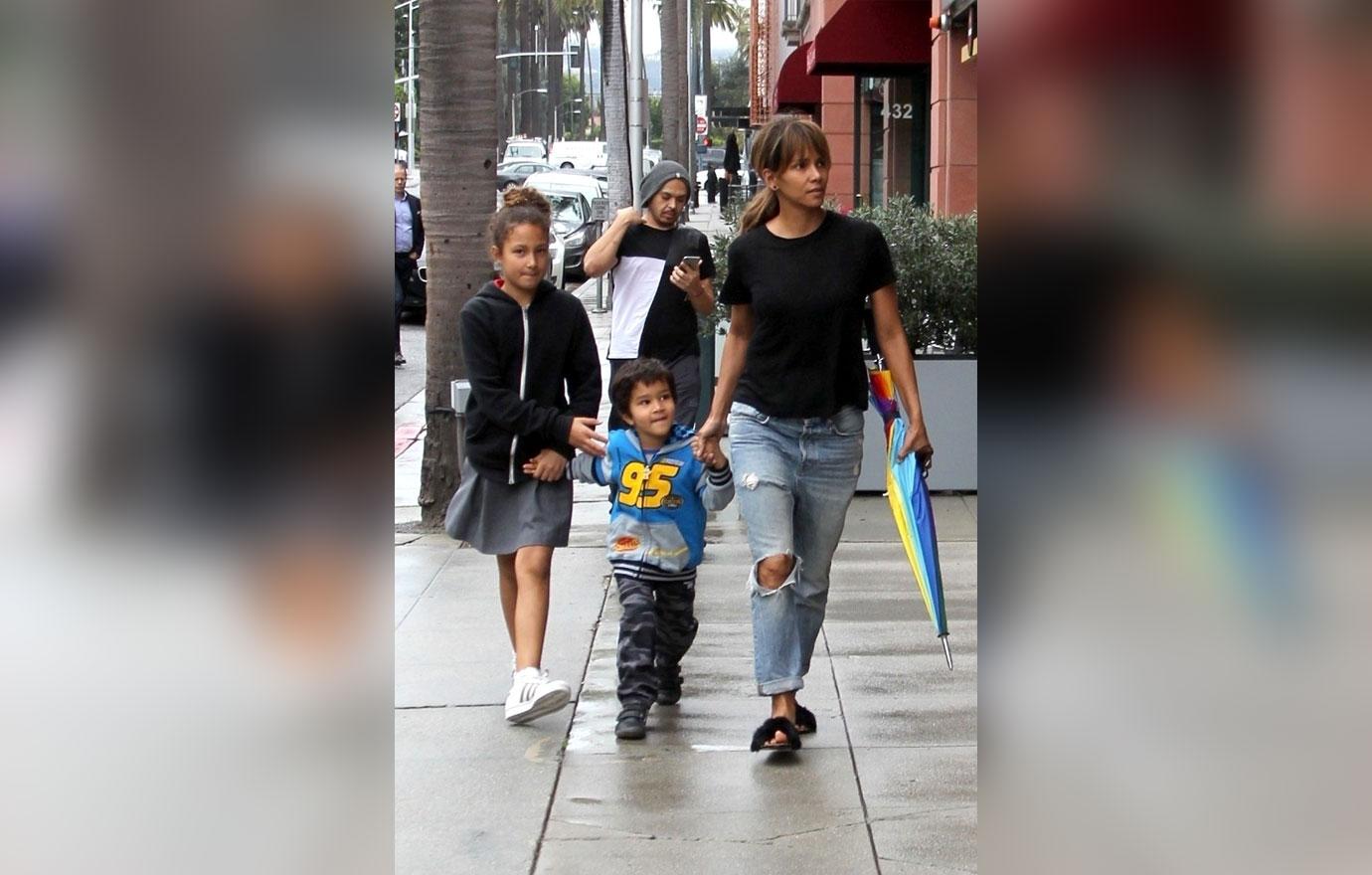 Halle berry doctors visit kids