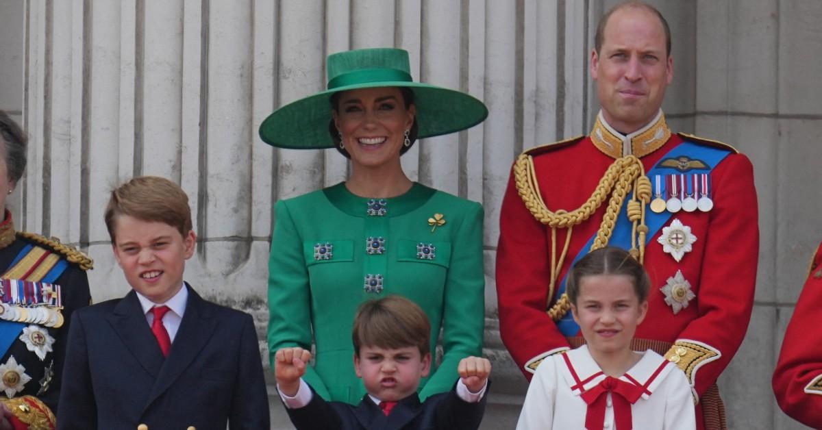 Prince Louis Funny Faces Return At King Charles Trooping The Colour