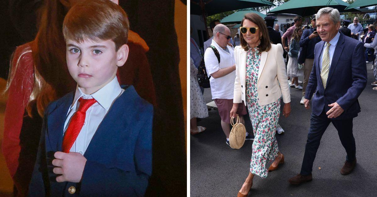 prince louis left message kate middleton parents royal christmas concert