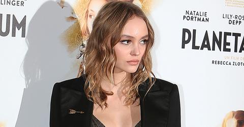 Lily Rose Depp attends Planetarium Paris Premiere at Le Grand Rex