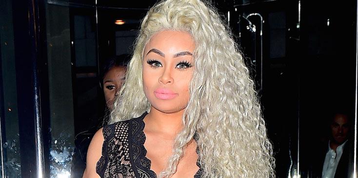 Blac Chyna Shows Off Her Bump in See Through Jumper for Strip Club Appearance