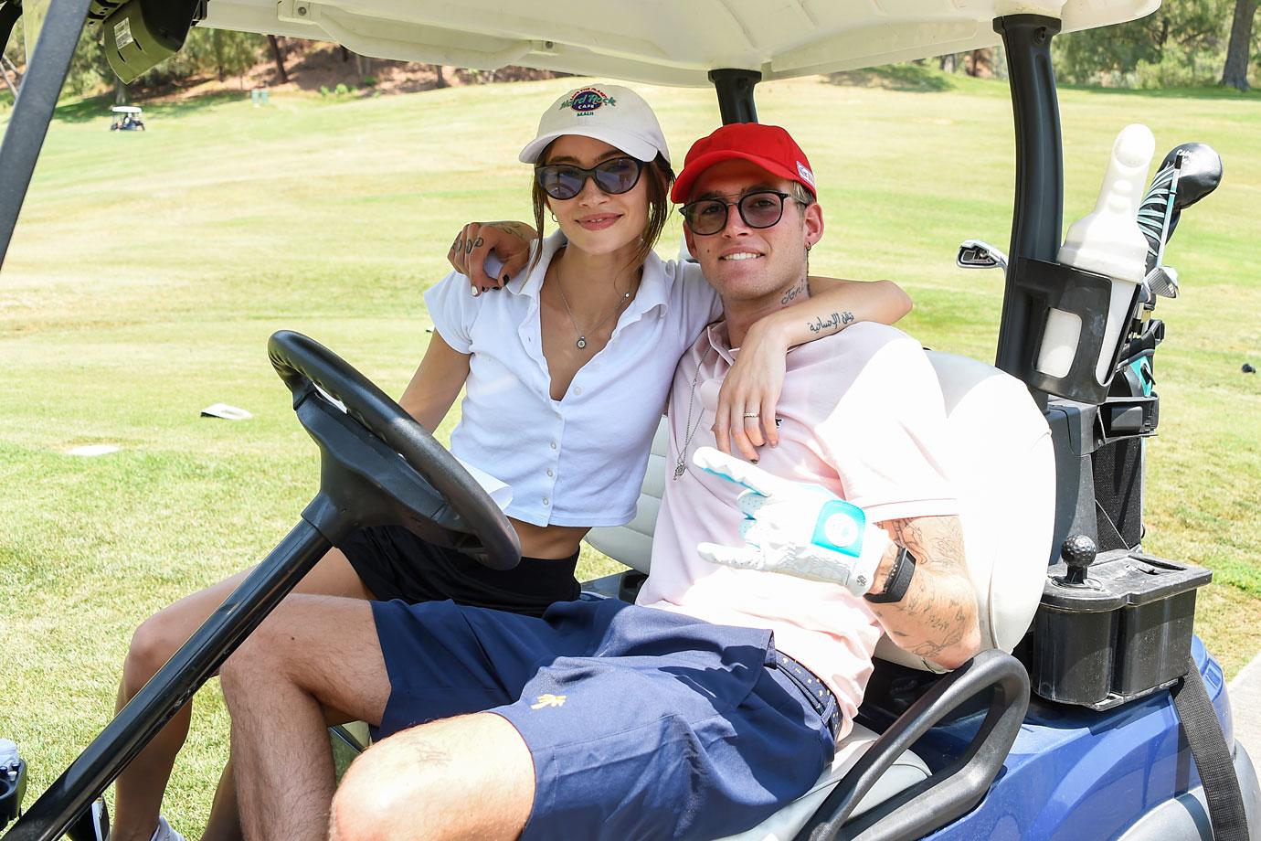 presley gerber sydney brooke the golf classic xvi presented by lacoste