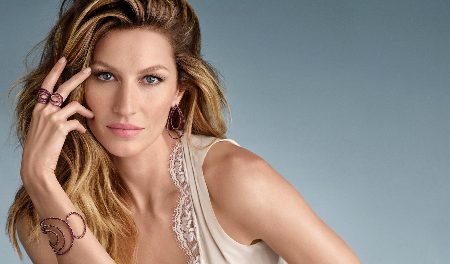 Gisele Bundchen shines in new jewelry range campaign