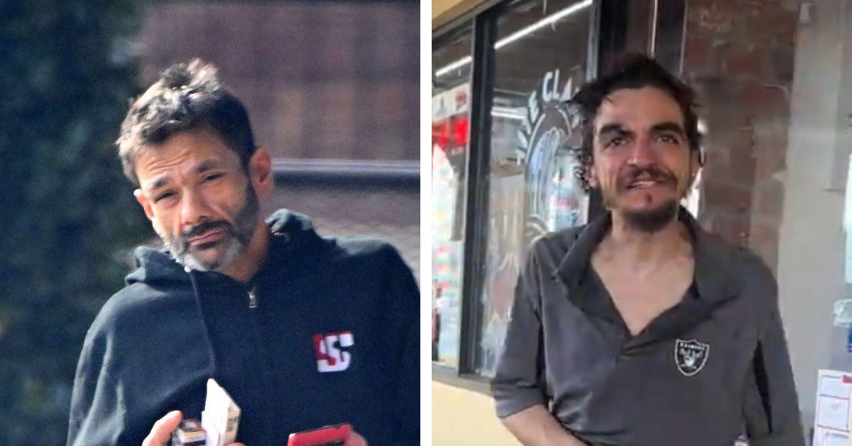 split photo of Shaun Weiss & Tylor Chase