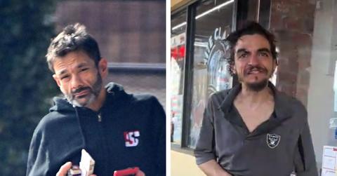 split photo of Shaun Weiss & Tylor Chase