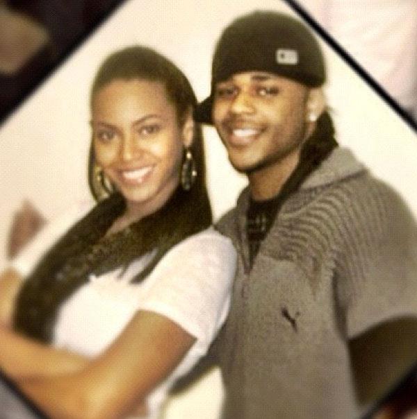 Beyonce and her choreographer Chris Grant