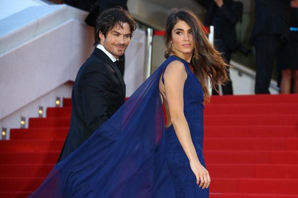 Nikki reed ian somerhalder cannes1