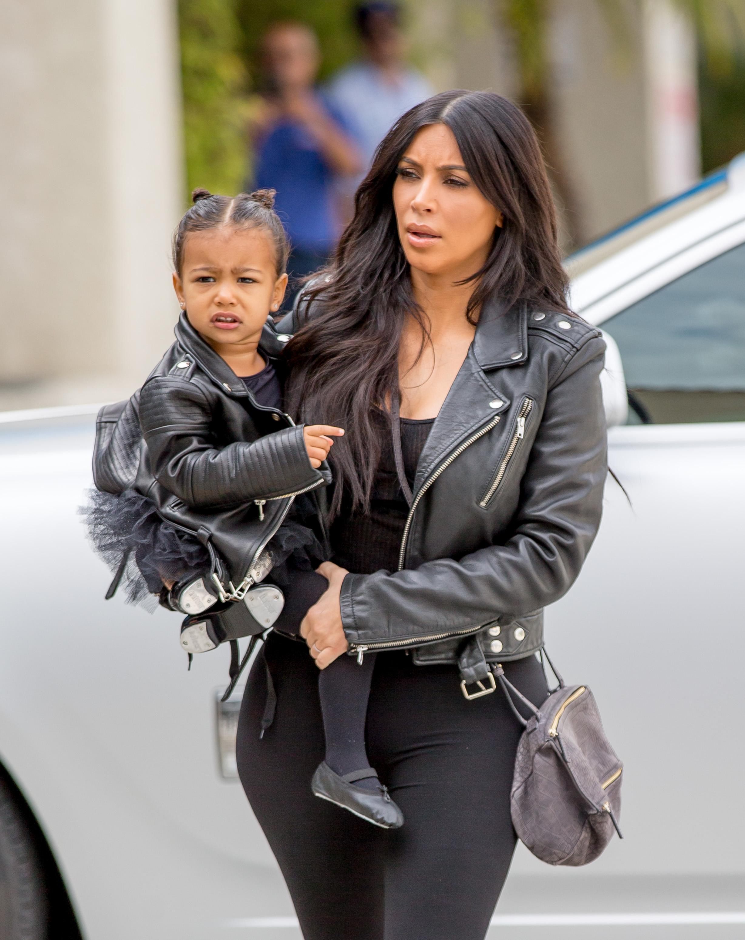 Kim Kardashian takes daughter Nori to Ballet class in Los Angeles, California