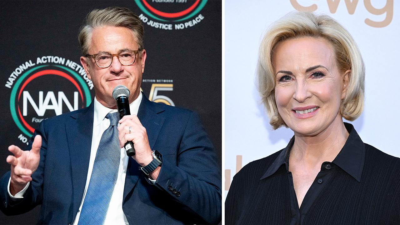 Image of Scarborough's co-host and wife Mika Brzezinski wondered where the books on Trump's cognitive decline were.