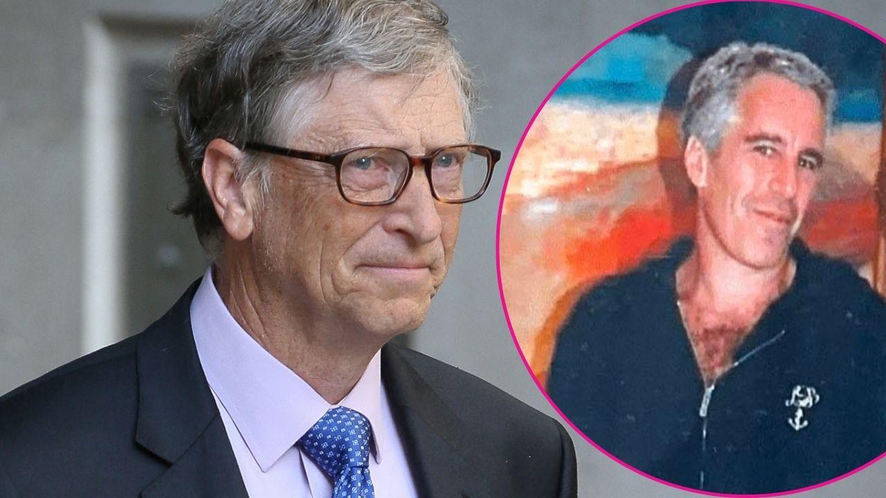 Split photo of Bill Gates and Jeffrey Epstein