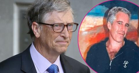 Split photo of Bill Gates and Jeffrey Epstein