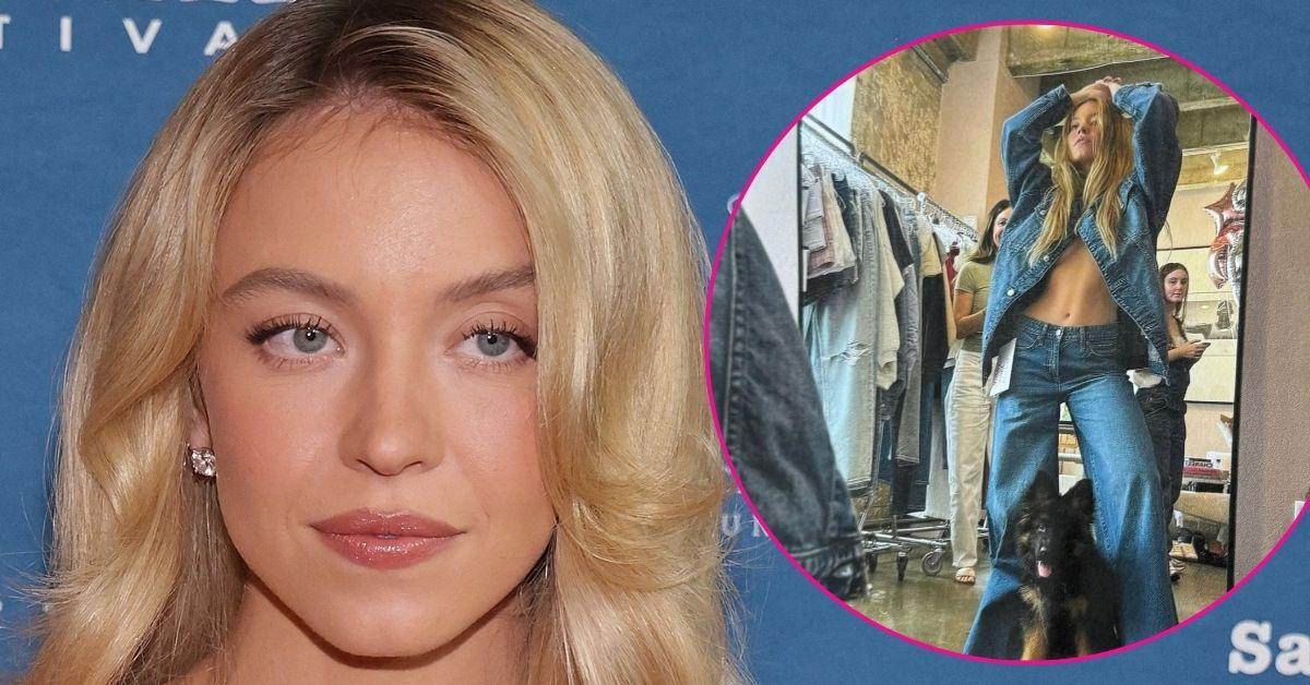 sydney sweeney sultry photo pup sully