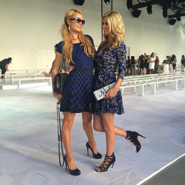 Paris and Nicky Hilton NYFW 2014