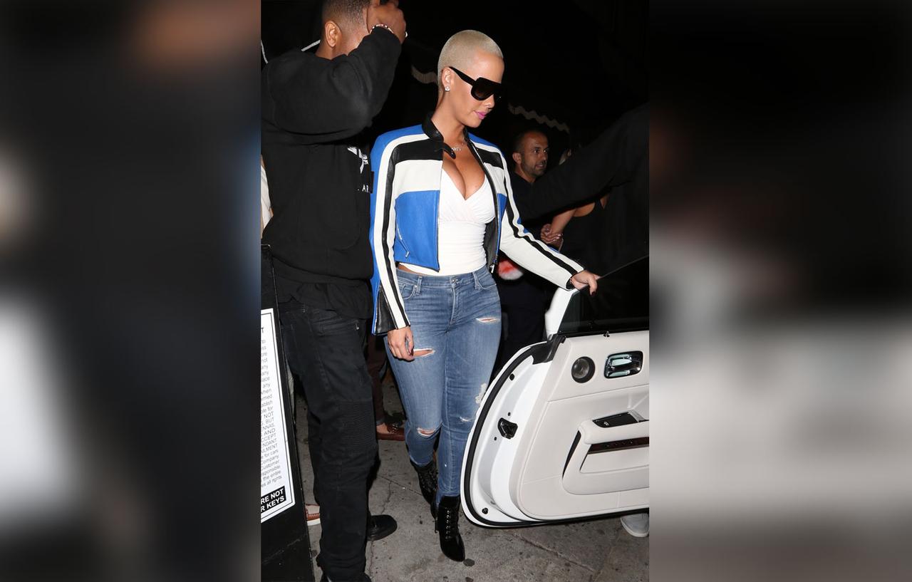 [PICS] Amber Rose Creates Serious Body Envy In Her Hot Leather Getup