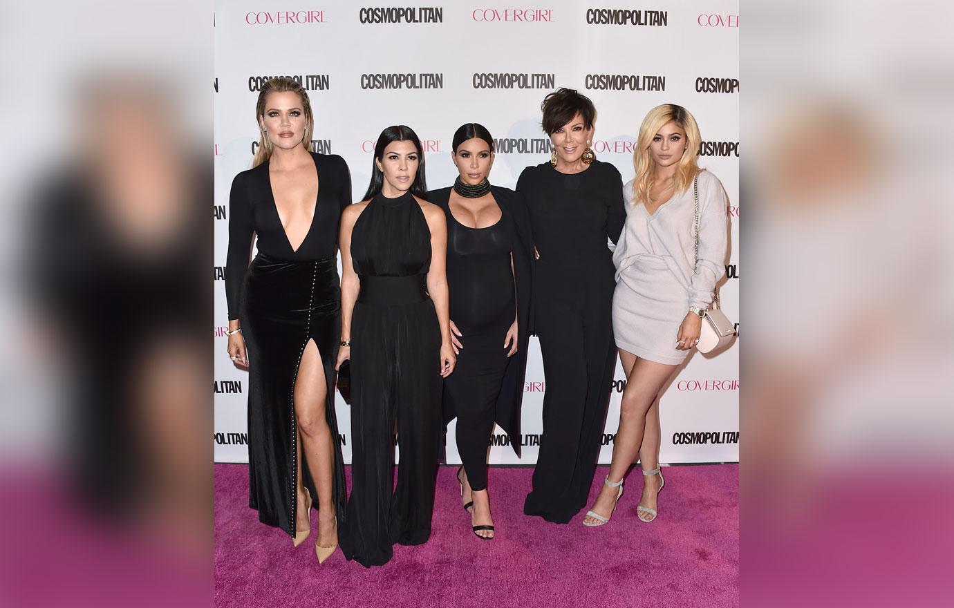 The Kardashian Family On Red Carpet