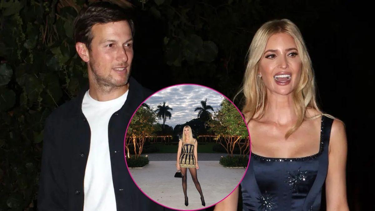 Photo of Ivanka Trump with Jared Kushner and photo of Ivanka Trump