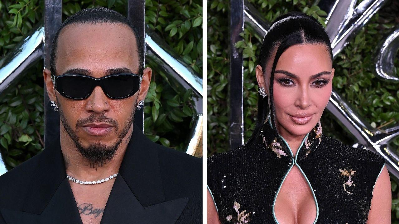 image of Kim kardashian/lewis Hamilton 
