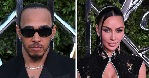 image of Kim kardashian/lewis Hamilton