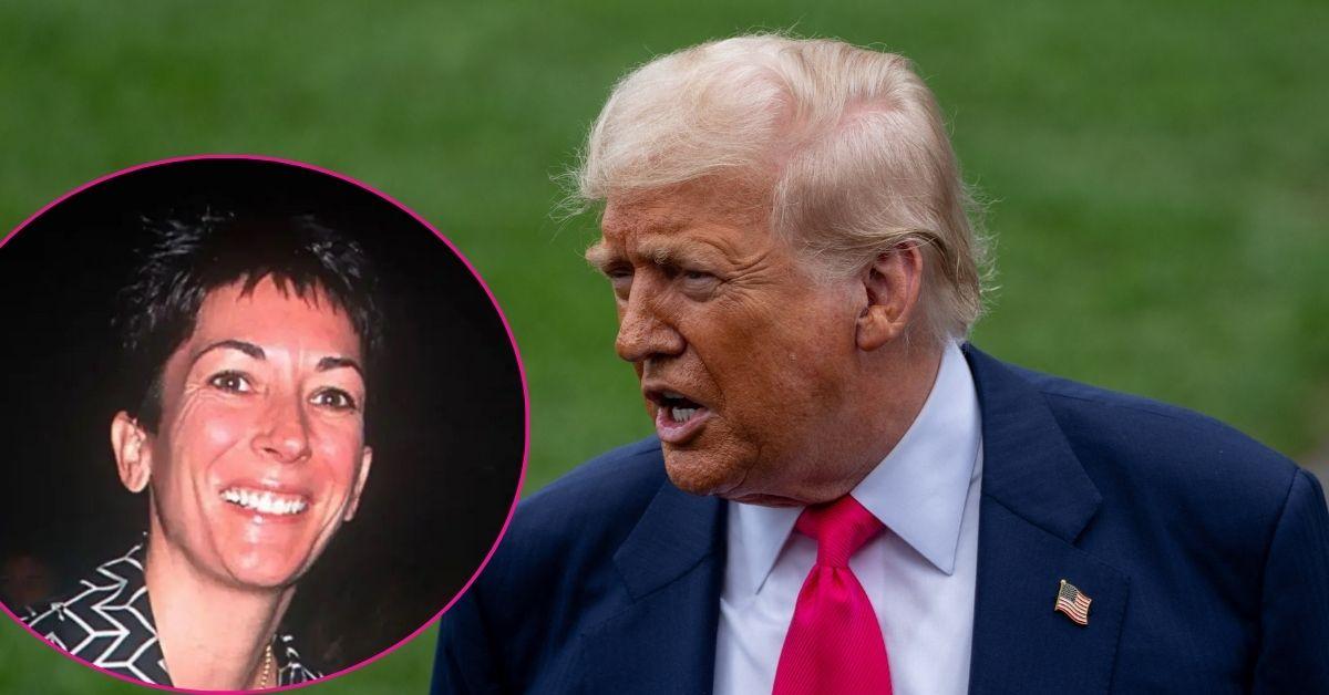 photo of Ghislaine Maxwell and Donald Trump