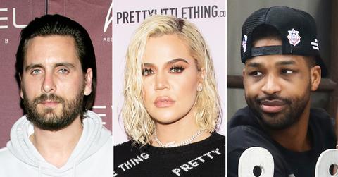 scott disick sends khloe kardashian flowers tristan thompson baby mama drama