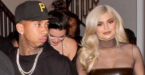 Kylie Jenner, sister Kendall and boyfriend Tyga were seen leaving a friends birthday party at ‘Catch’ in West Hollywood, CA