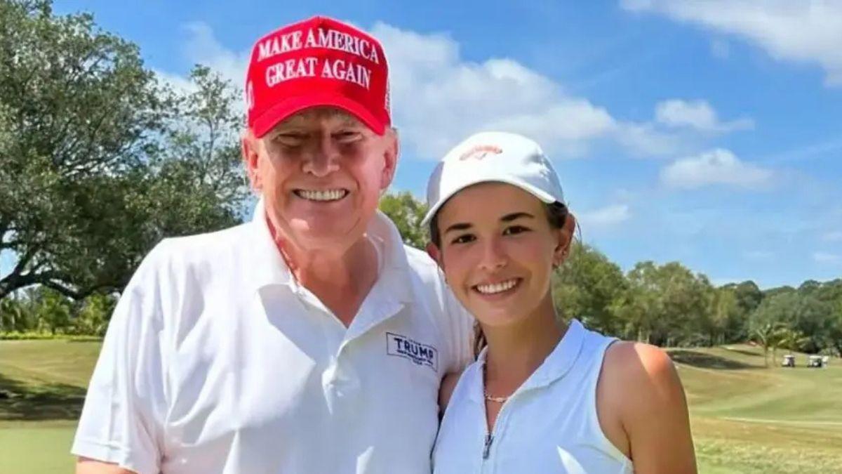 image of kai trump and Donald trump 