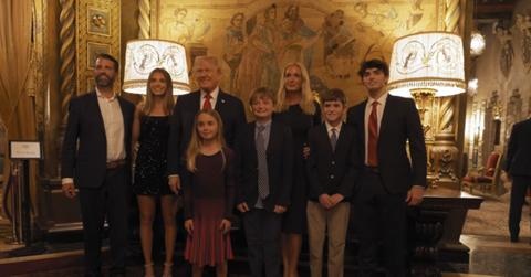 kai trump cuts off kimberly guilfoyle photo