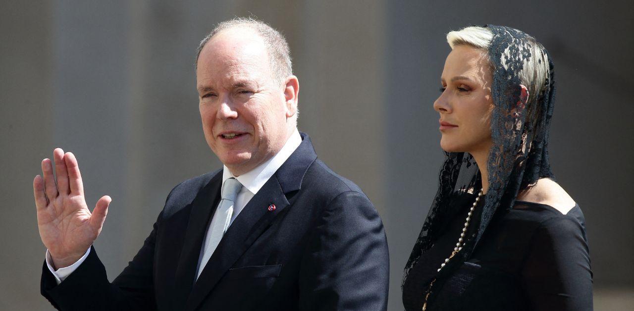 prince albert princess charlene awkward pda divorce rumors