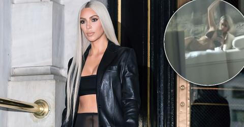 Kim Kardashian Flaunts Bikini Body Nearly Naked Birthday